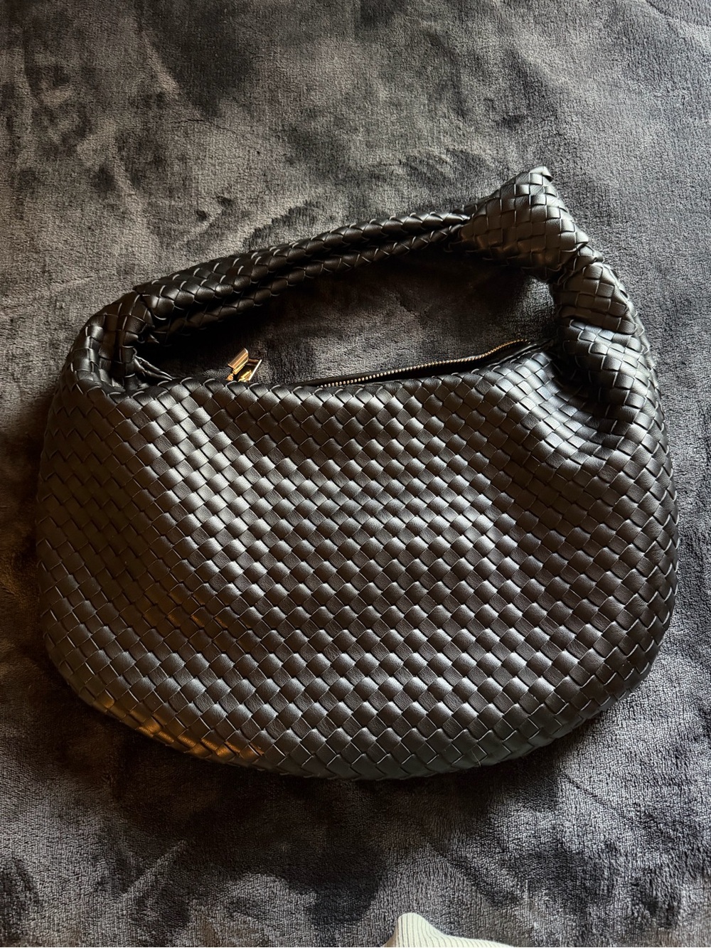 Anthropologie Melie Bianco Brigitte satchel- black, medium size